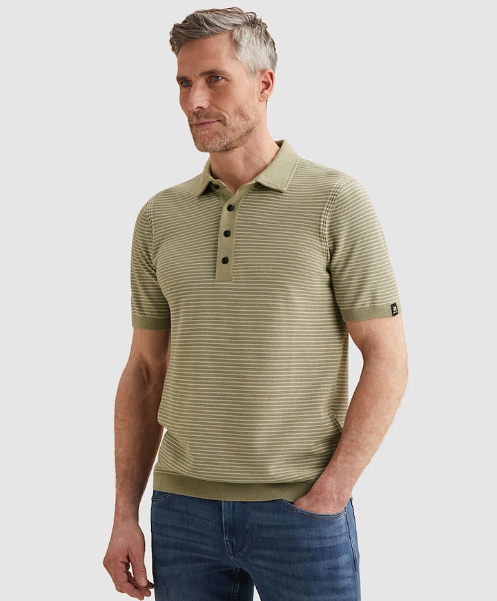 Heren polo groen