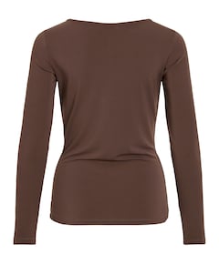 Dames longsleeve bruin