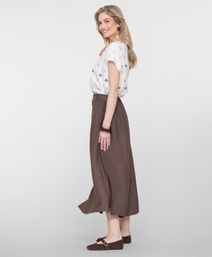 Dames rok bruin