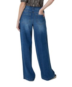 Wide leg Modern jeans blauw