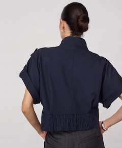 Dames gilet blauw