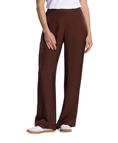 PIPPA LWS 429 long elastic waist at back dames broek bruin