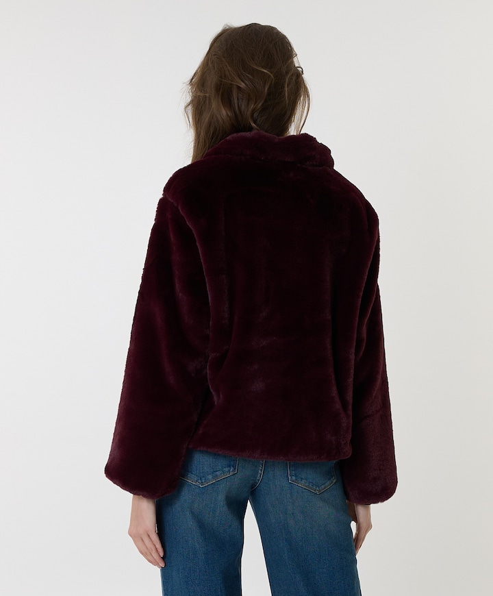 Dames jas bordeaux