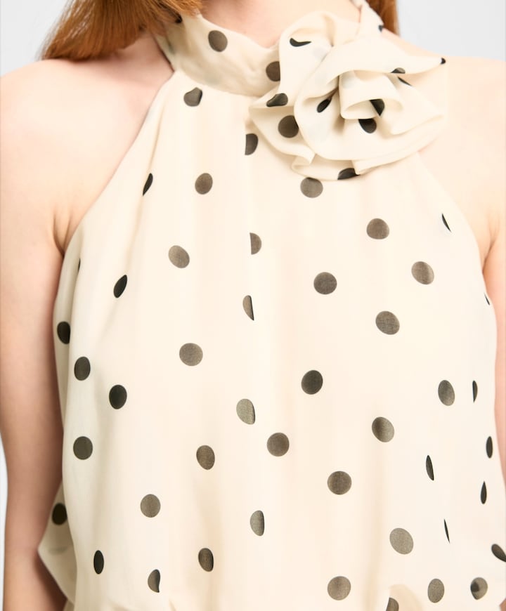 Dames jurk beige