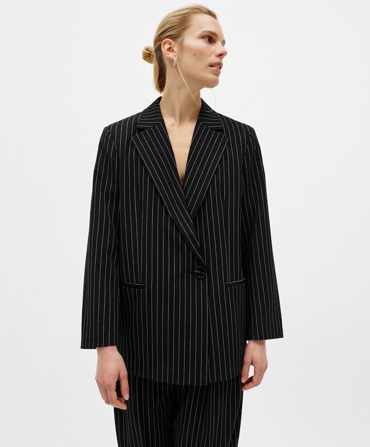 Dames blazer zwart
