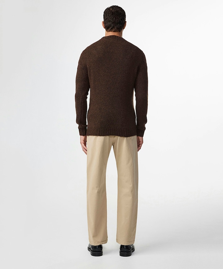 Heren trui bruin