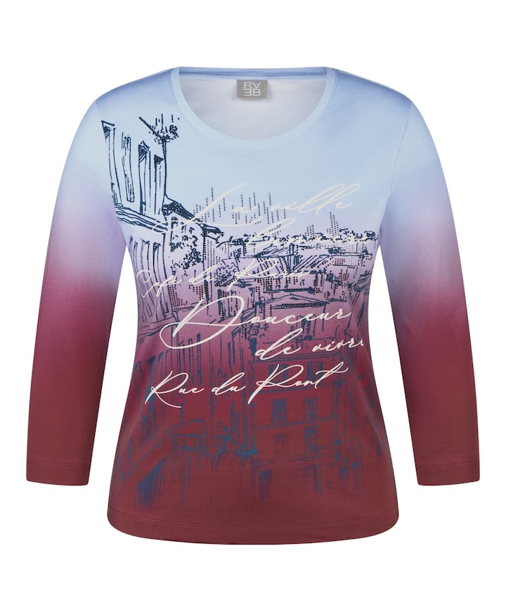 Dames longsleeve bordeaux