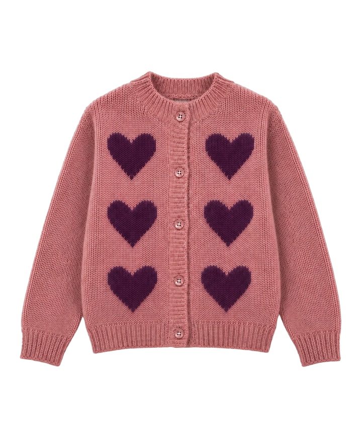 Meisjes vest bordeaux
