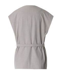 Dames gilet beige