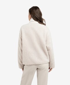 Dames jas omkeerbaar beige