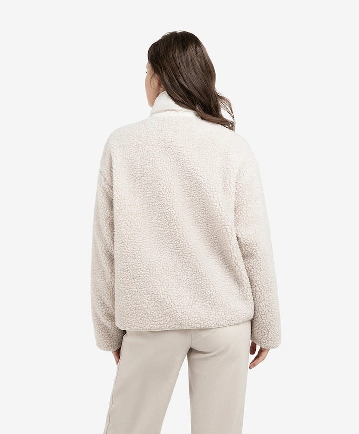 Dames jas omkeerbaar beige