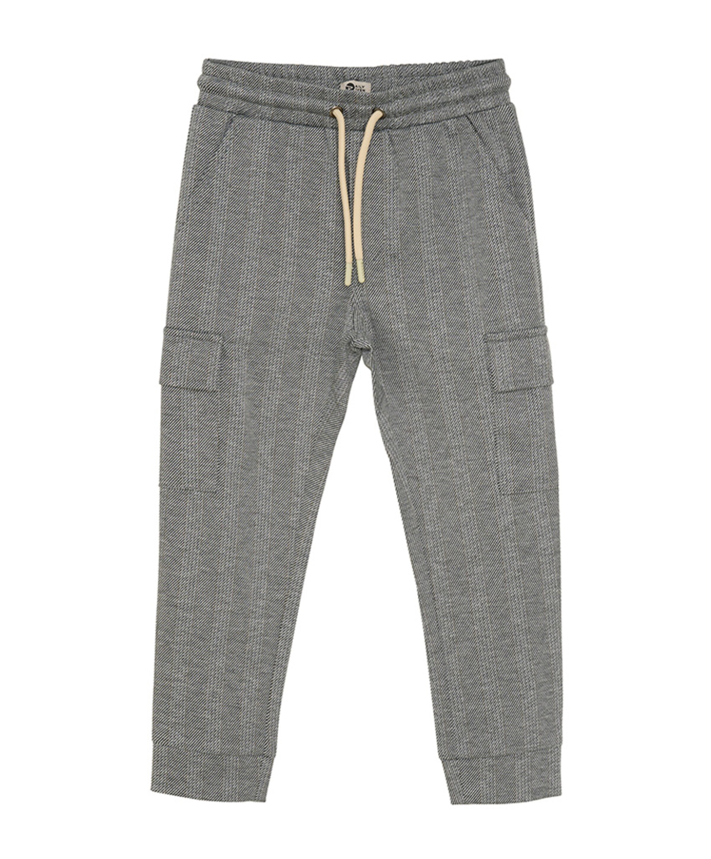 Stripe Cargo broek grijs