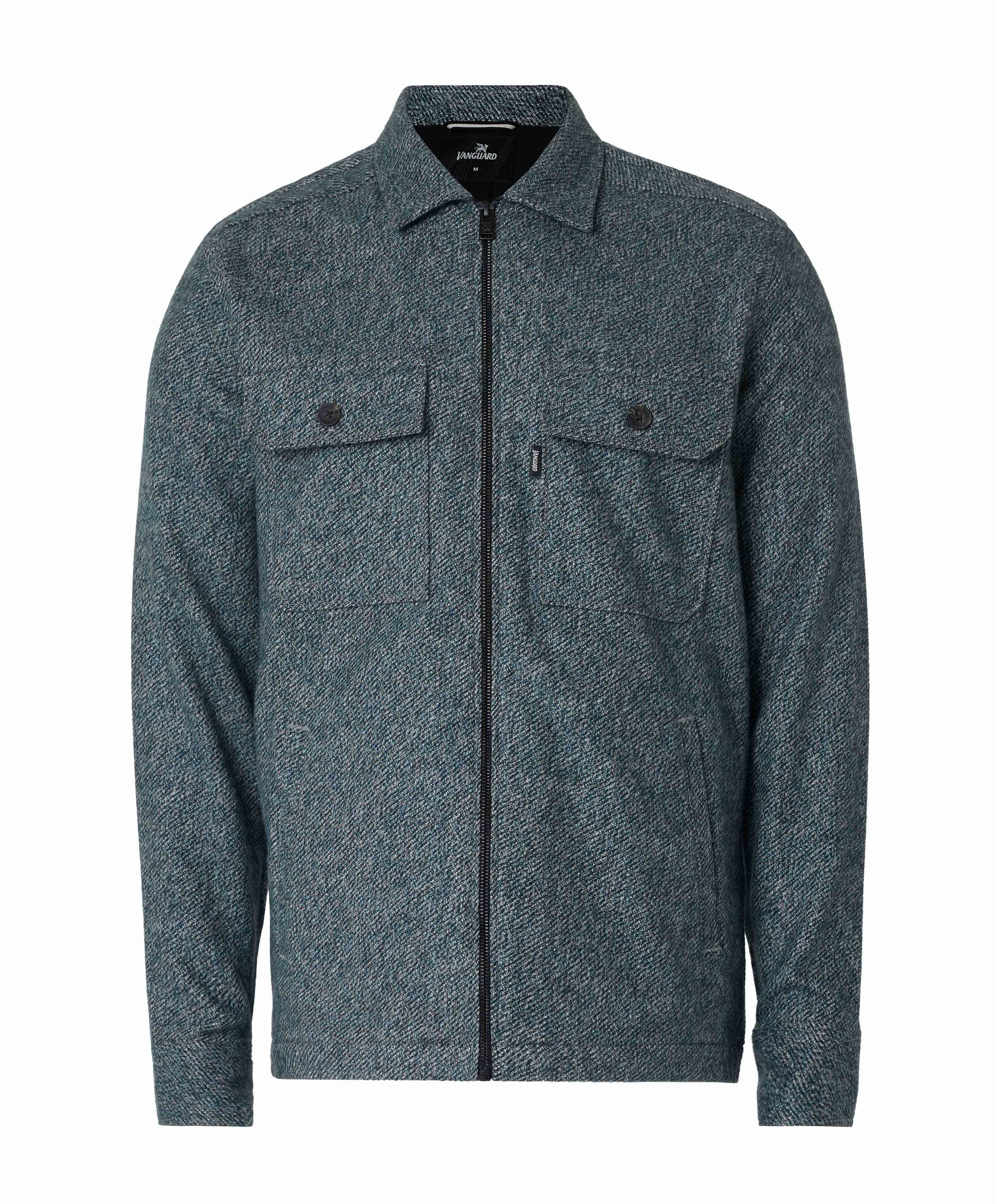 Heren overshirt groen