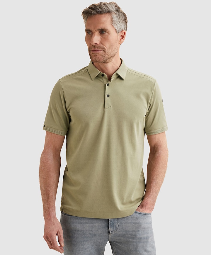 Heren polo groen