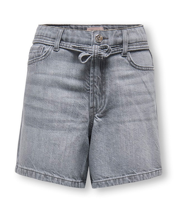 KOGGIANNA HW BELT PIMBOX DNM meisjes korte broek grijs