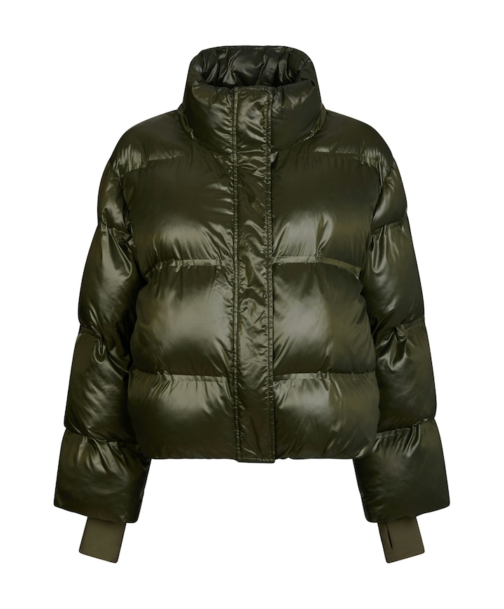 Dames jas groen