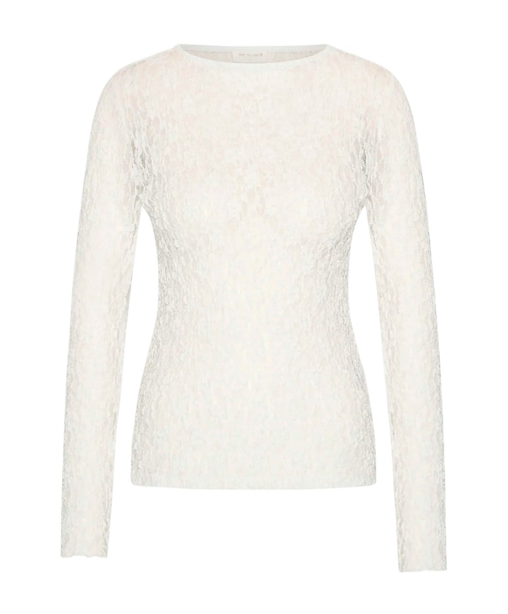 Dames top ecru