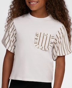 Meisjes T-shirt ecru