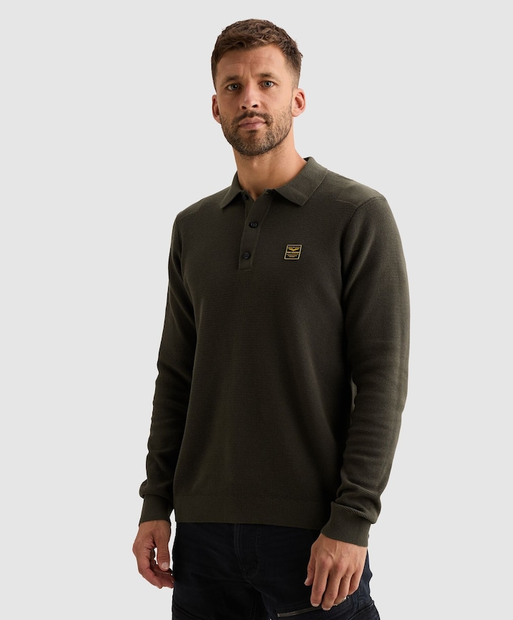 Heren polo groen