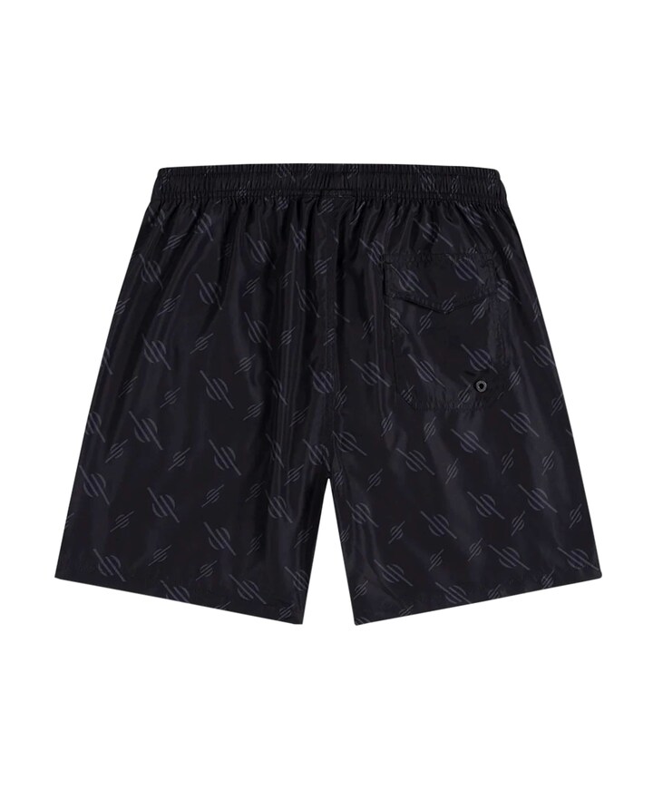 Irregular Monogram Swimshorts heren zwembroek zwart