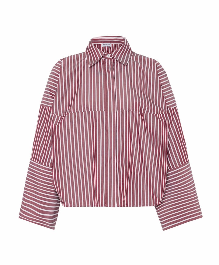 Dames blouse bordeaux
