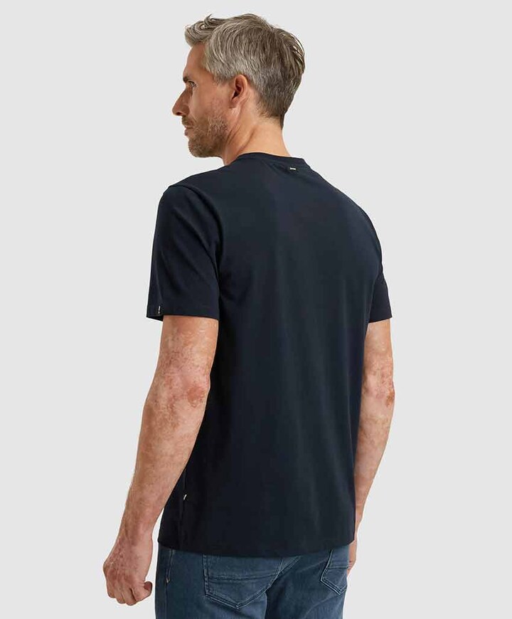 Heren t-shirt blauw