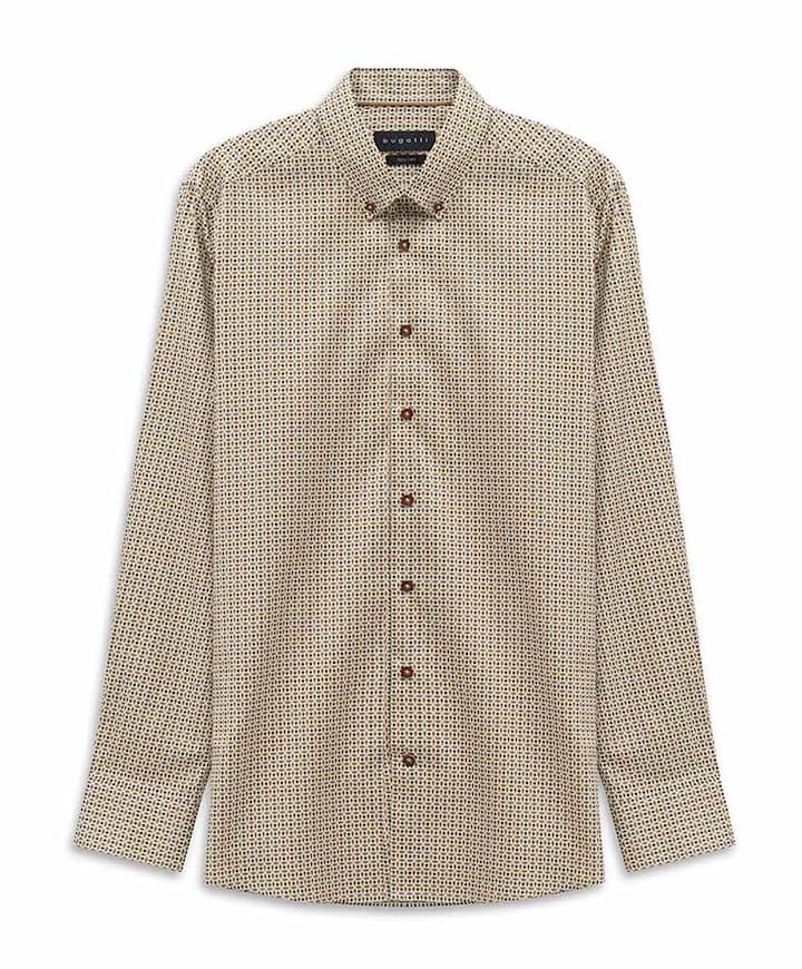 Heren overhemd lange mouw groen