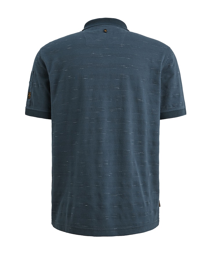 Heren polo blauw