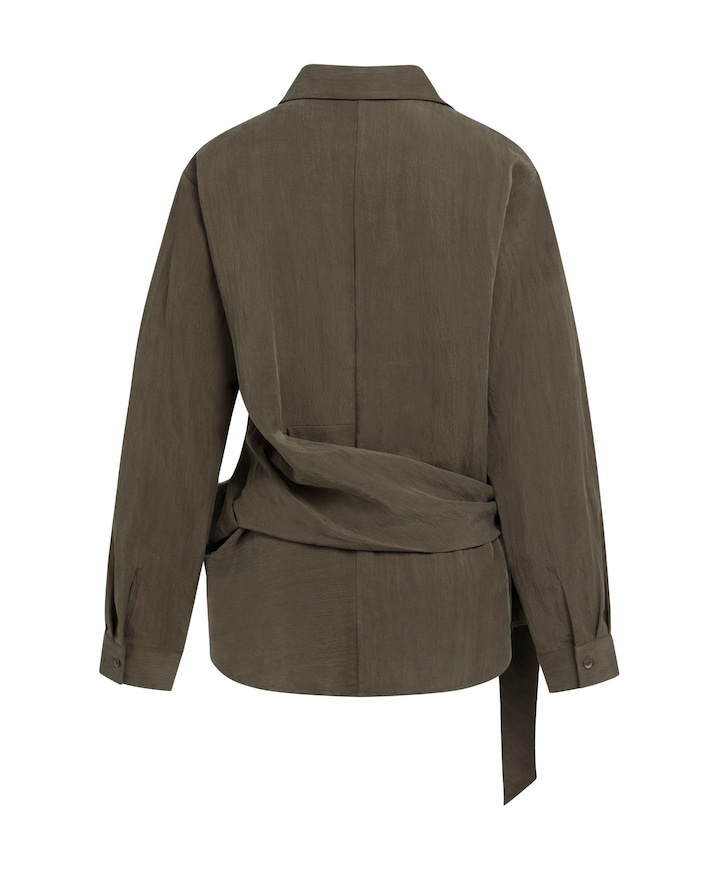 Dames blouse bruin