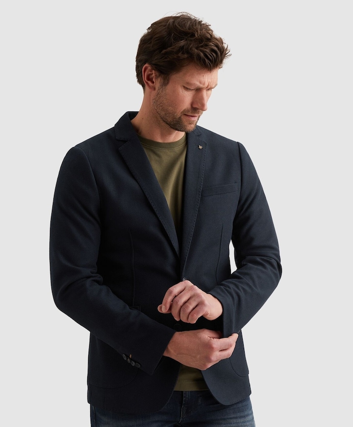 Heren colbert blauw