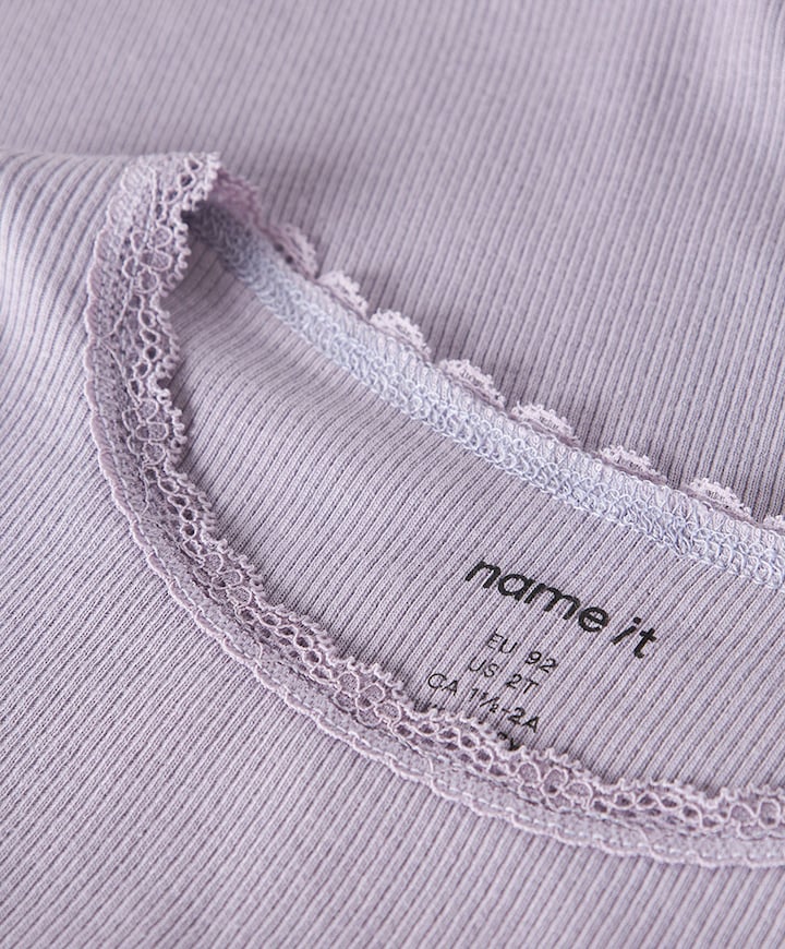 Meisjes longsleeve paars