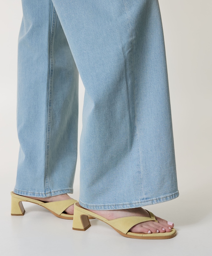 Nera dames sandalets geel