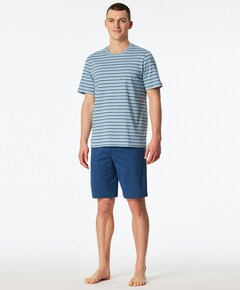 Heren pyjamaset blauw