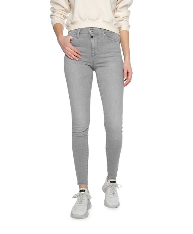 reshape super skinny jeans grijs