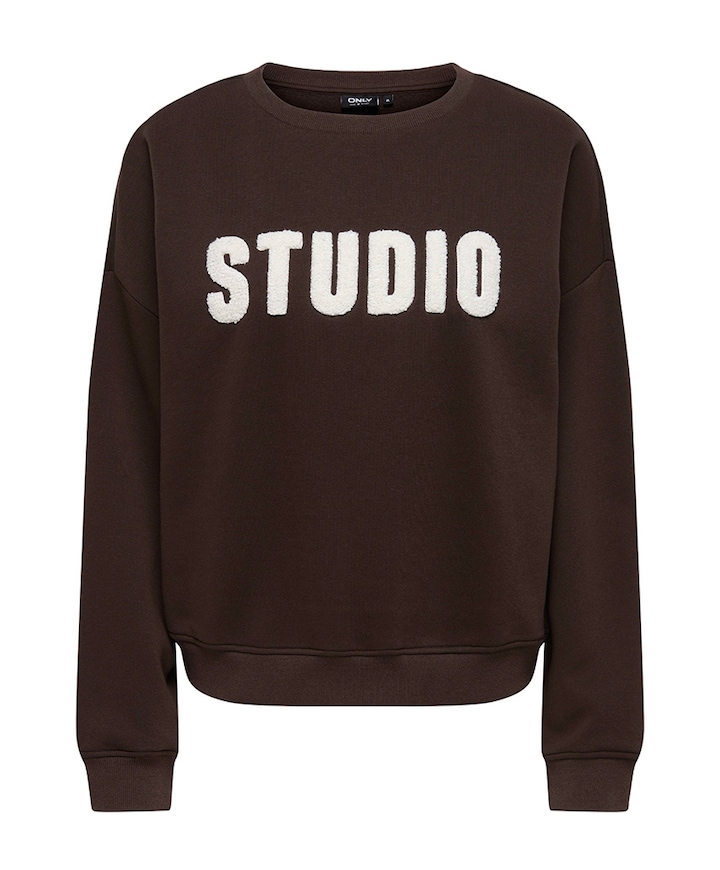 Dames sweater bruin