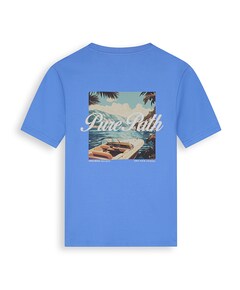 Heren T-shirt blauw