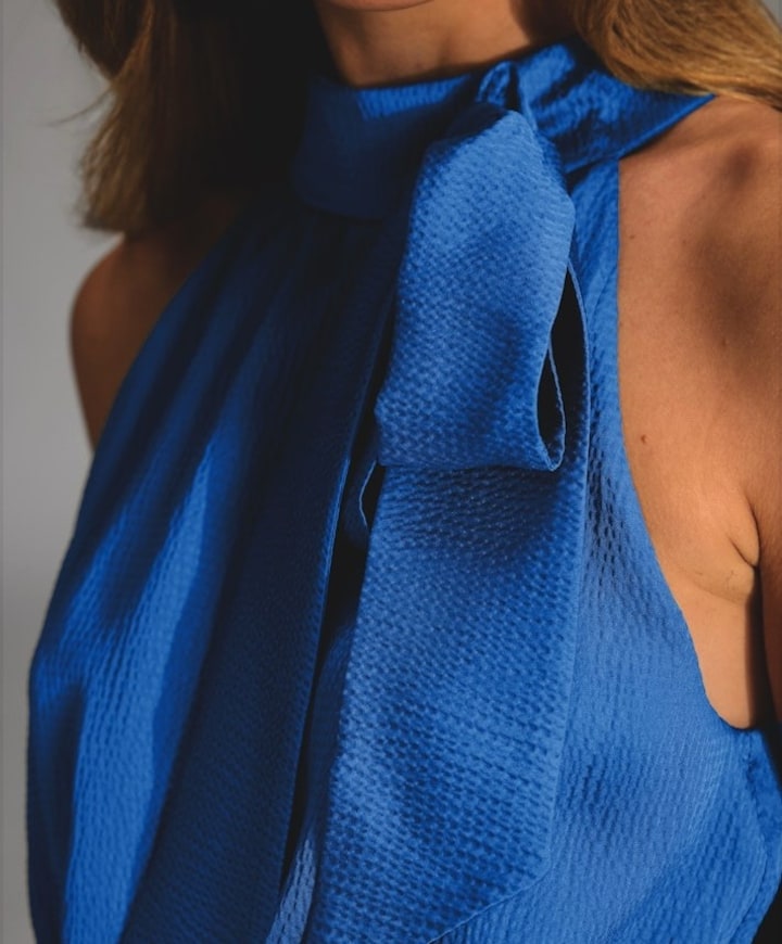 dames jumpsuit blauw