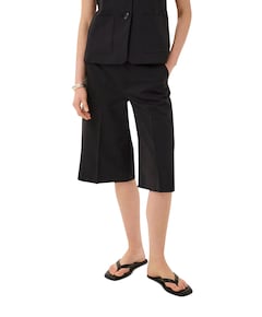 ZELLAIW LONGLINE SHORTS dames korte broek zwart