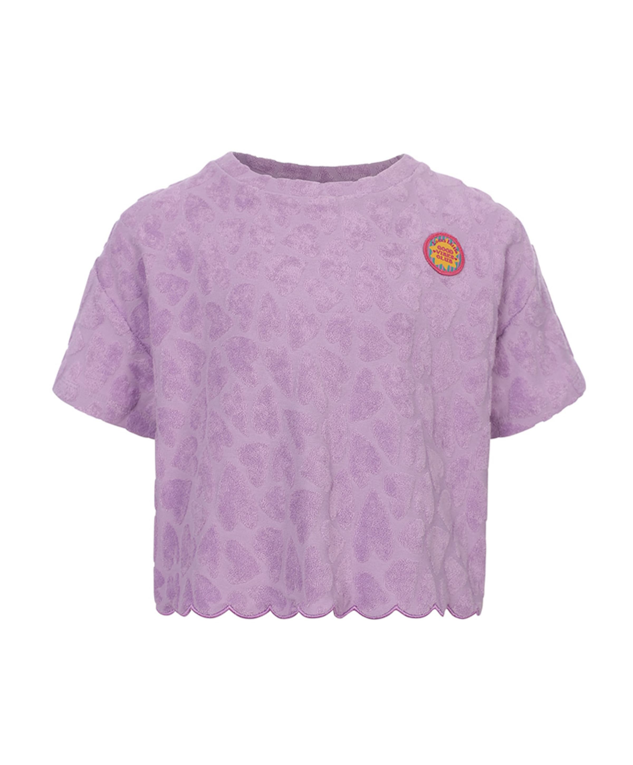 Meisjes t-shirt paars