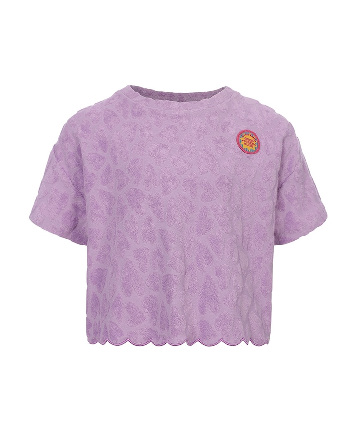 Meisjes t-shirt paars