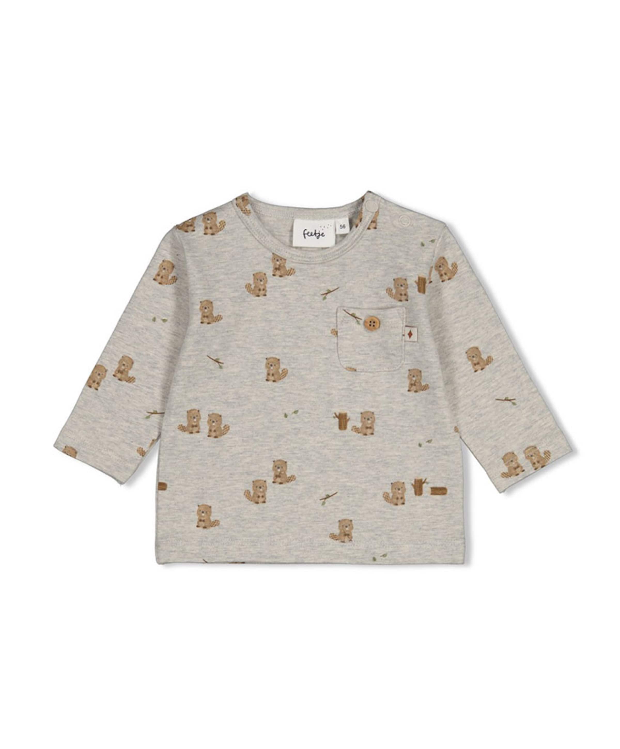 Jongens longsleeve grijs