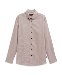 Overhemd lange mouw beige