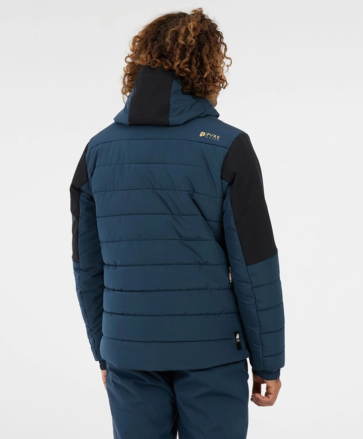 Heren ski-jas blauw