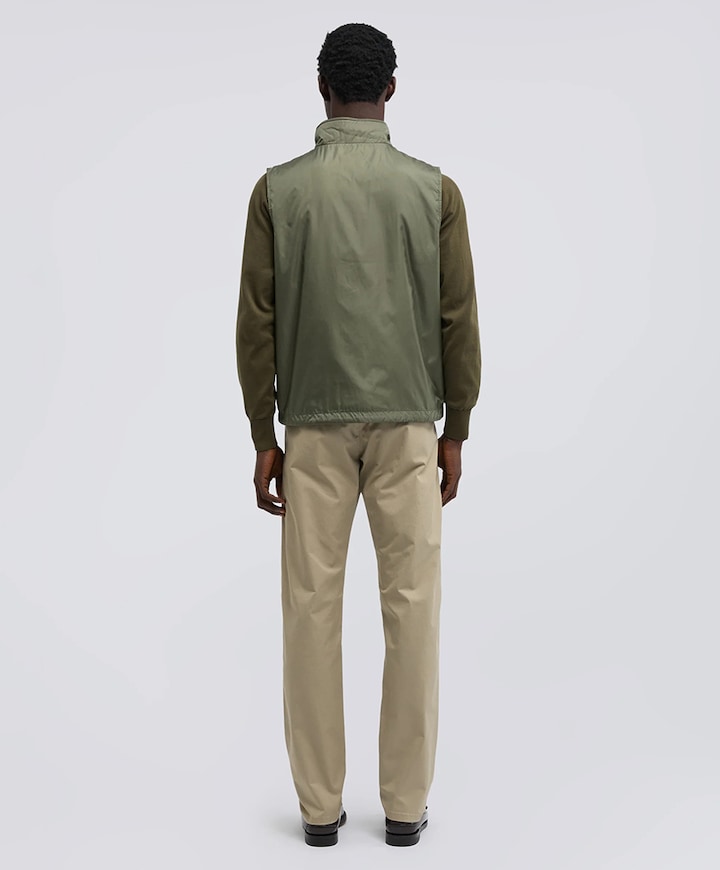 Heren bodywarmer groen