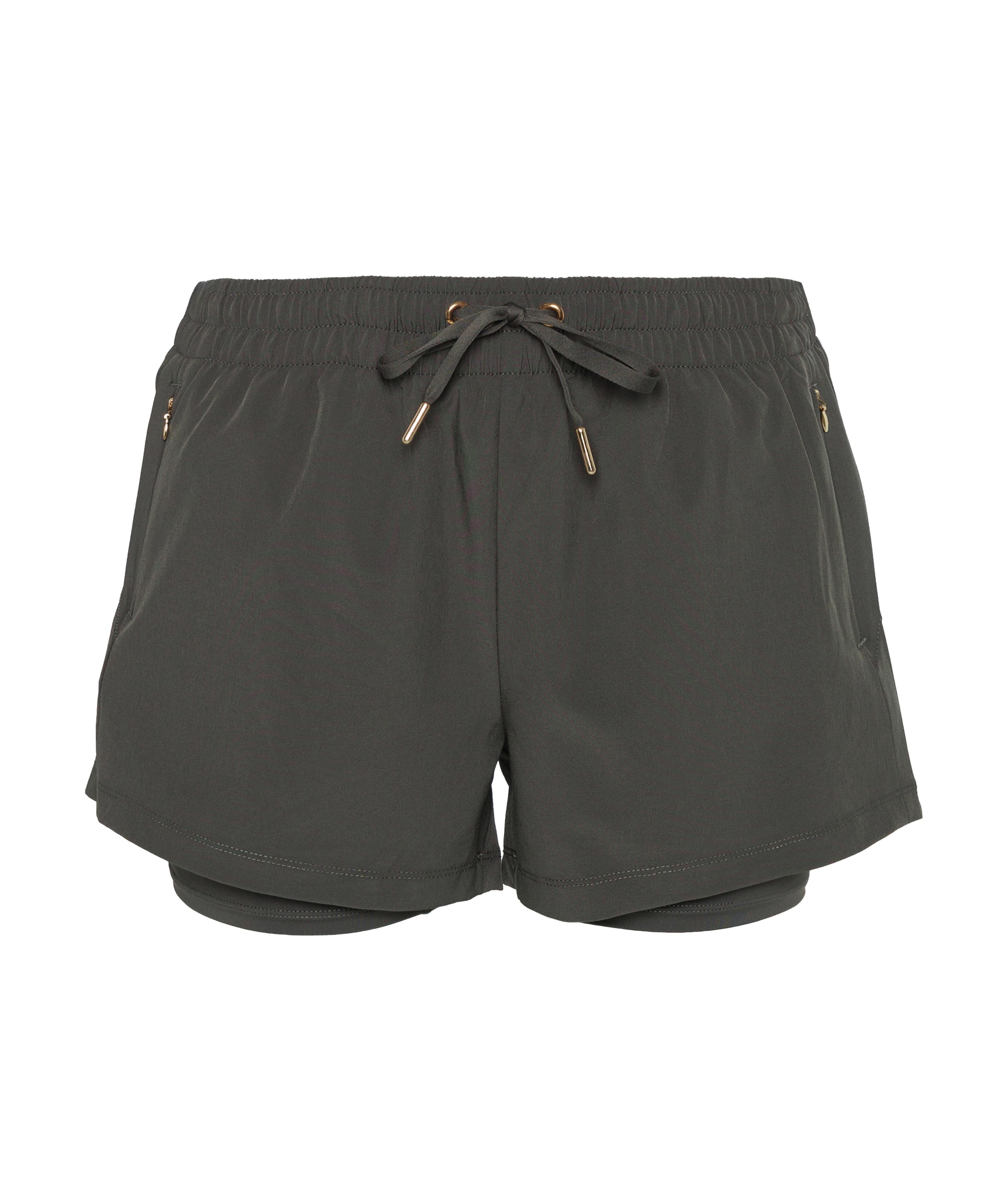 Timmie V2 W 2-in-1 dames short groen