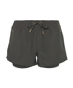Timmie V2 W 2-in-1 dames short groen