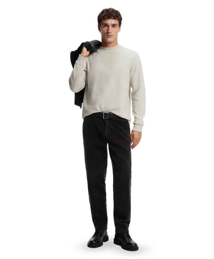 Chino_Tapered_N1 10265807 01 heren broek bruin