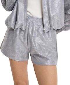 FOIL SHORTS dames korte broek grijs