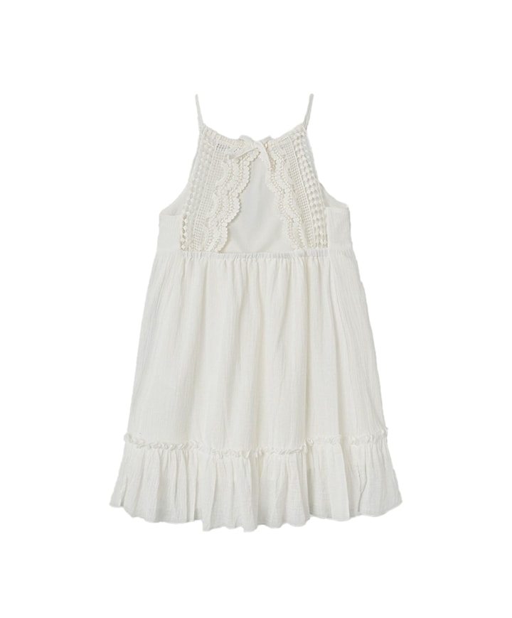 Meisjes jurk ecru