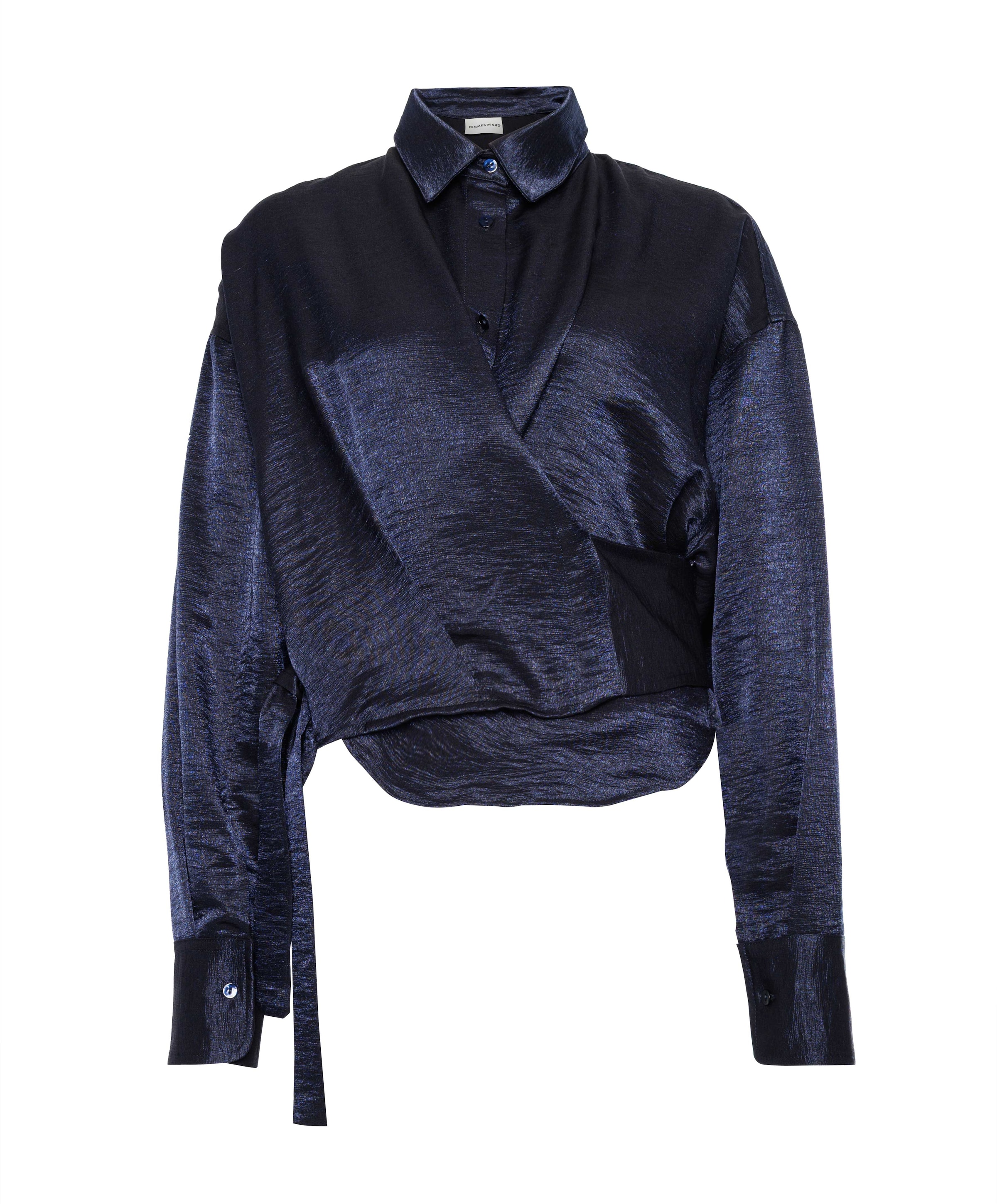 Dames blouse blauw